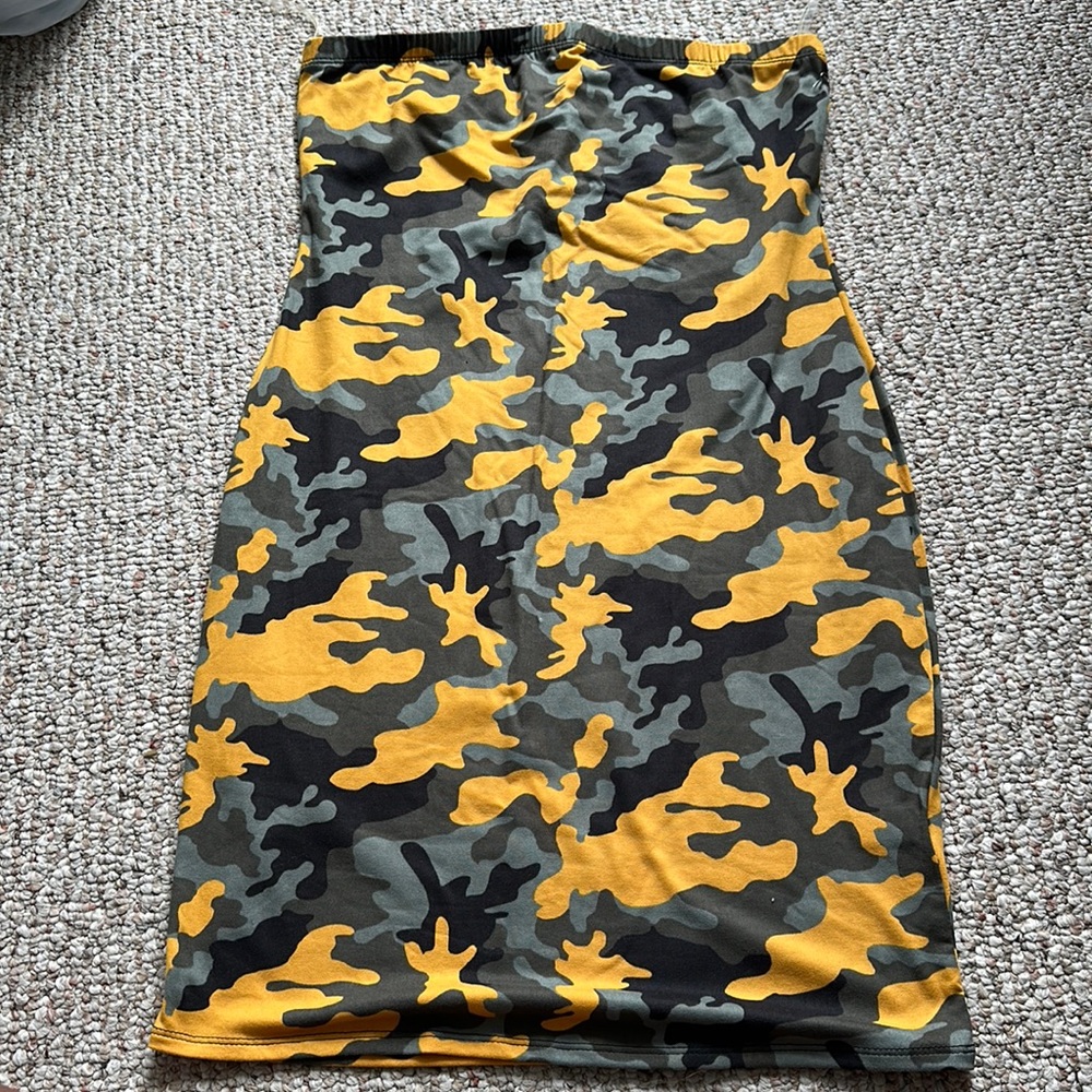 Strapless bodycon dress